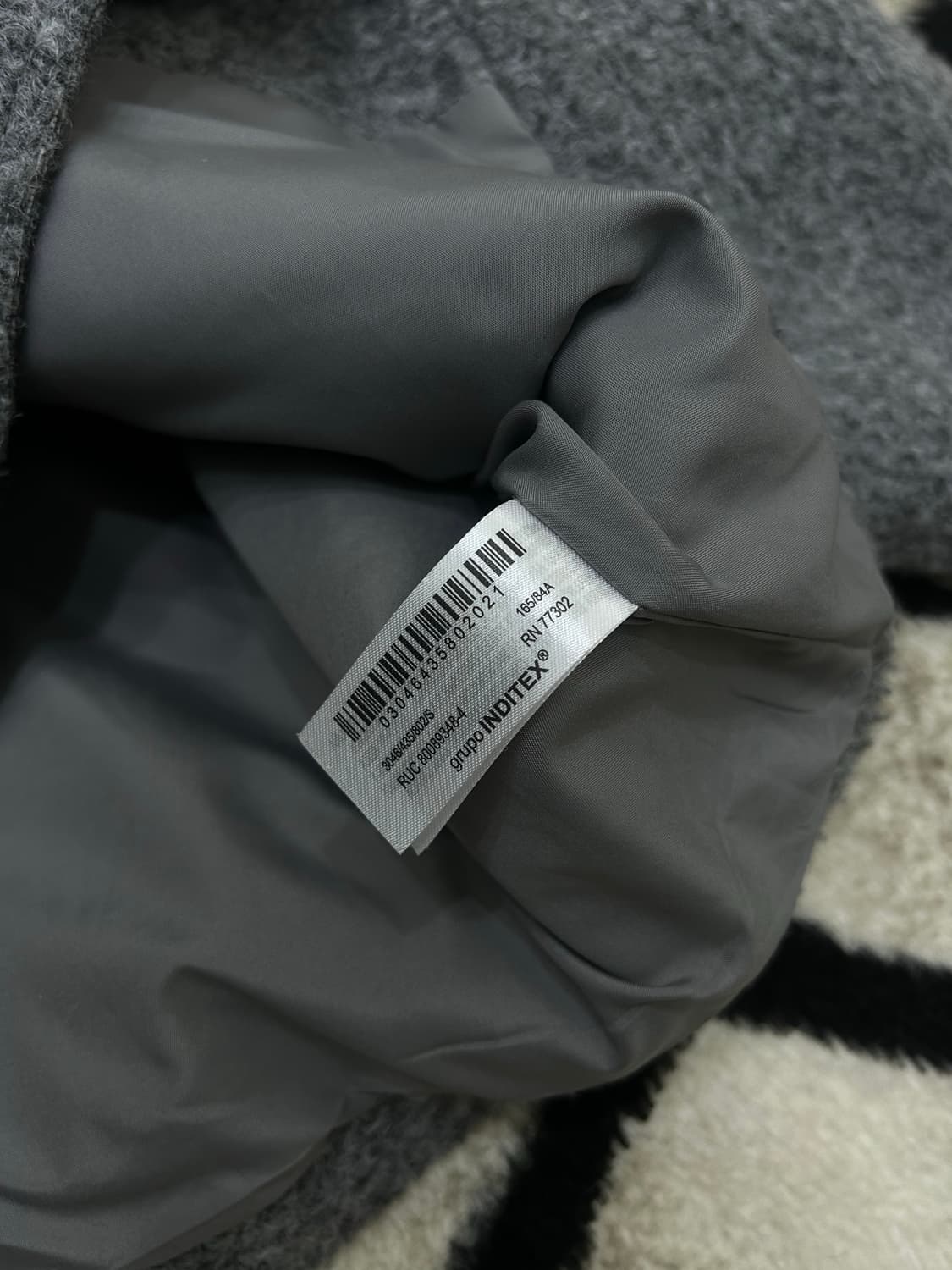 [한국M]ZARA 크롭 부클레 자켓/그레이 상품이미지7