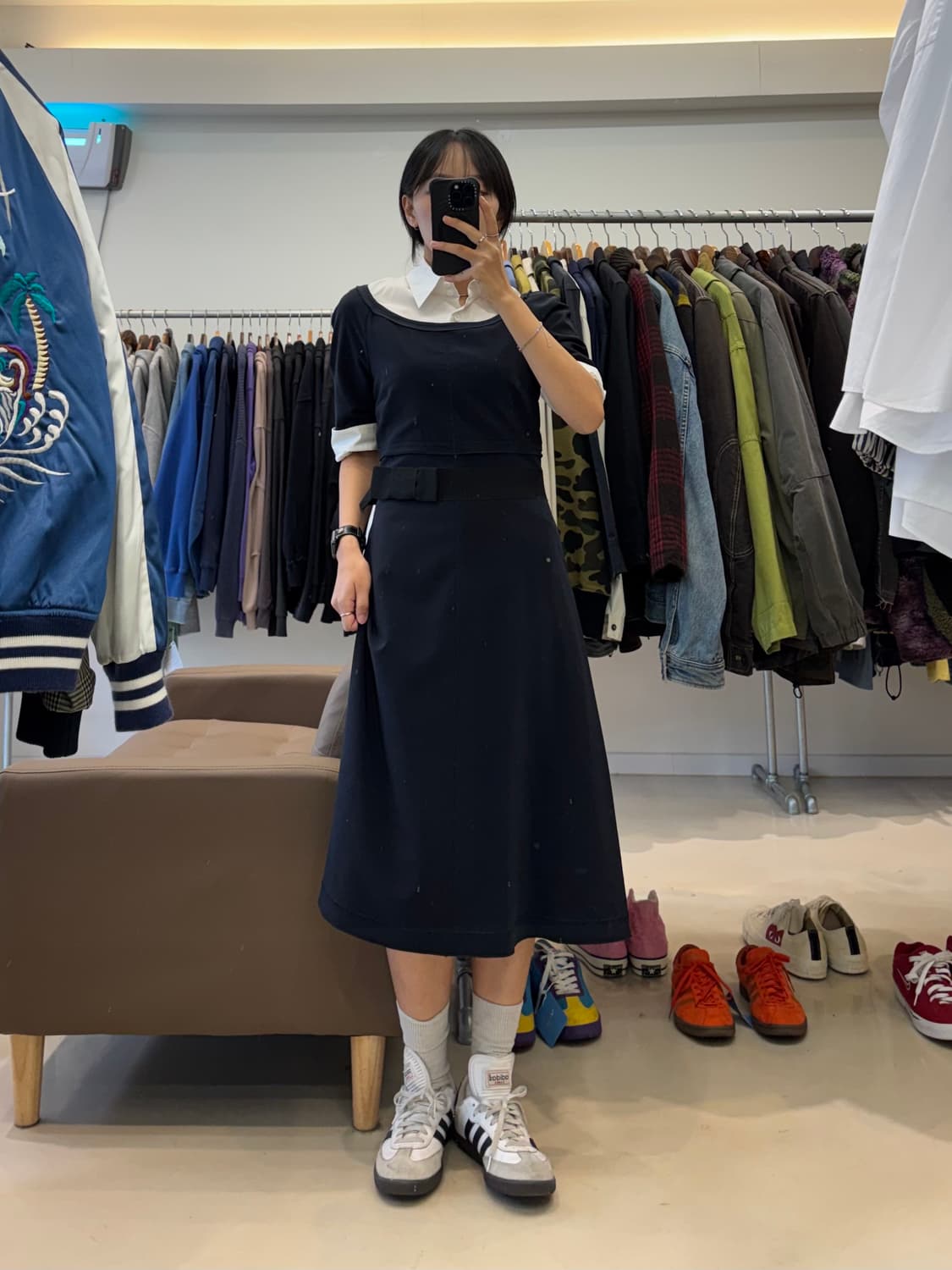 프라다 리본 원피스 상품이미지6