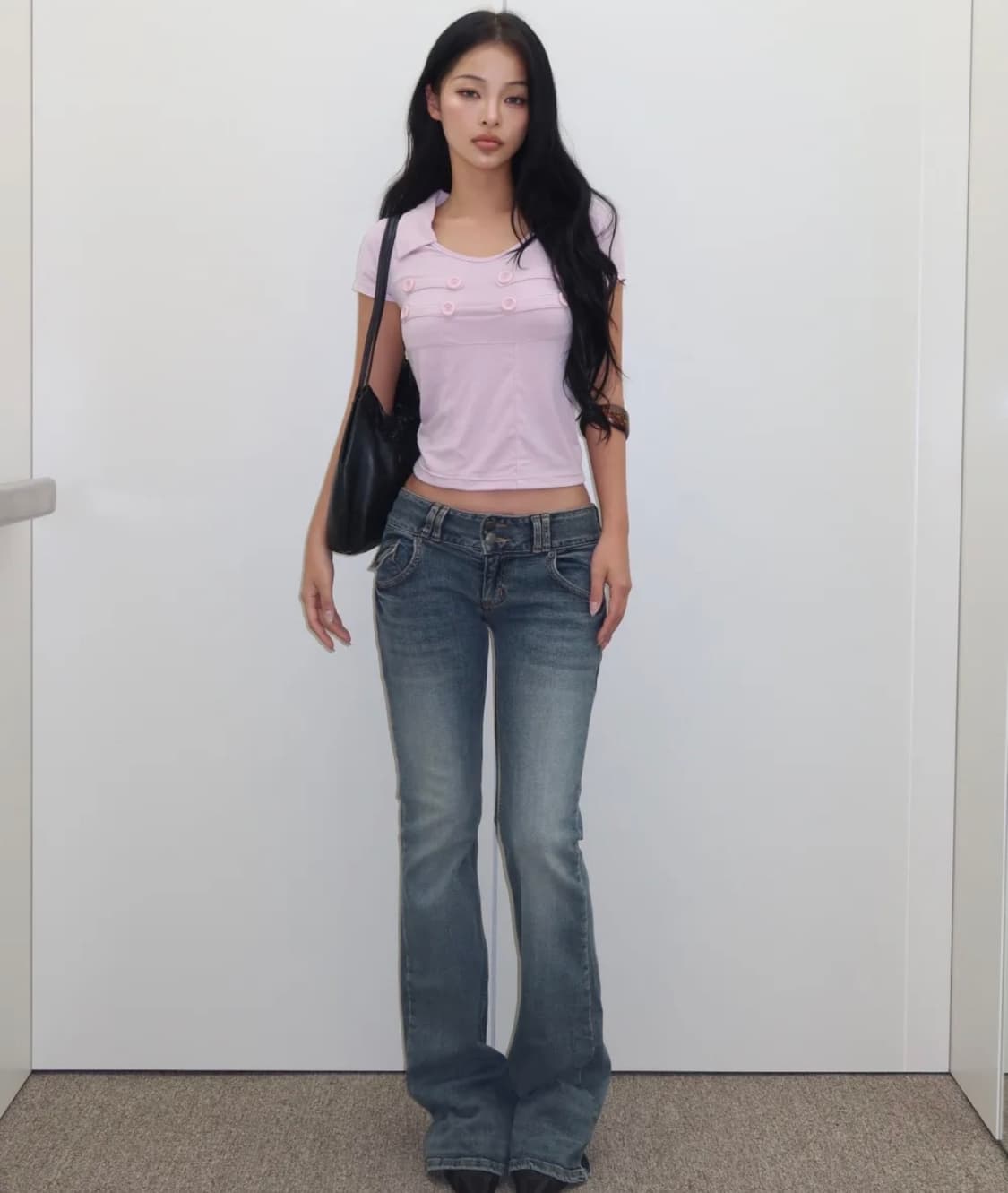 Tommie Button Boots-Cut Denim 상품이미지2
