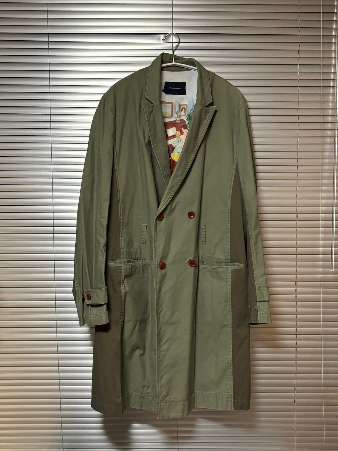 존언더커버 트렌치코트 카키 상품이미지1