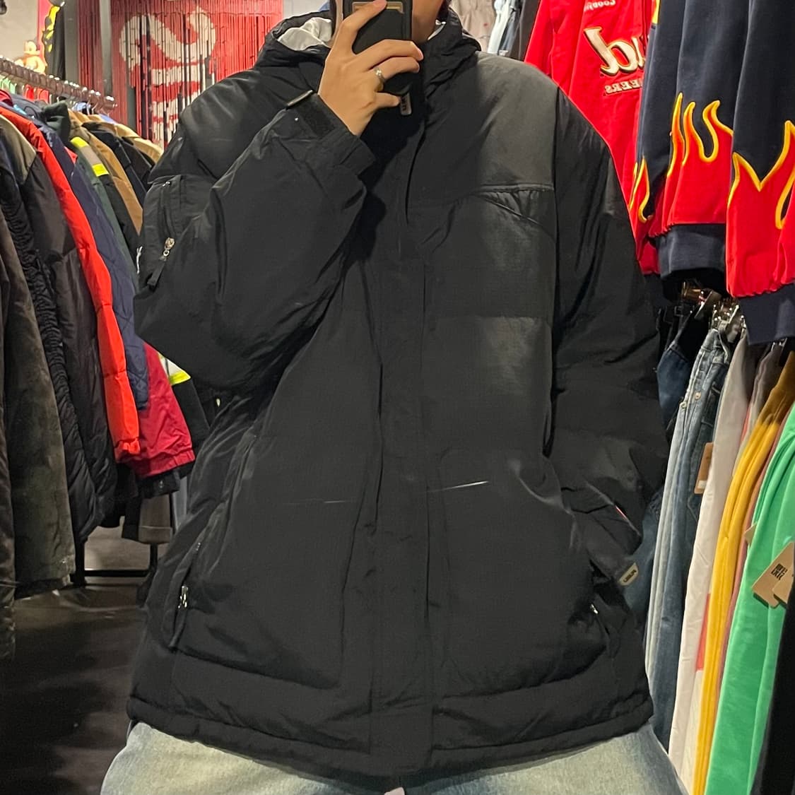 [IM] FUBU 푸부 블랙 돕바 패딩 상품이미지5