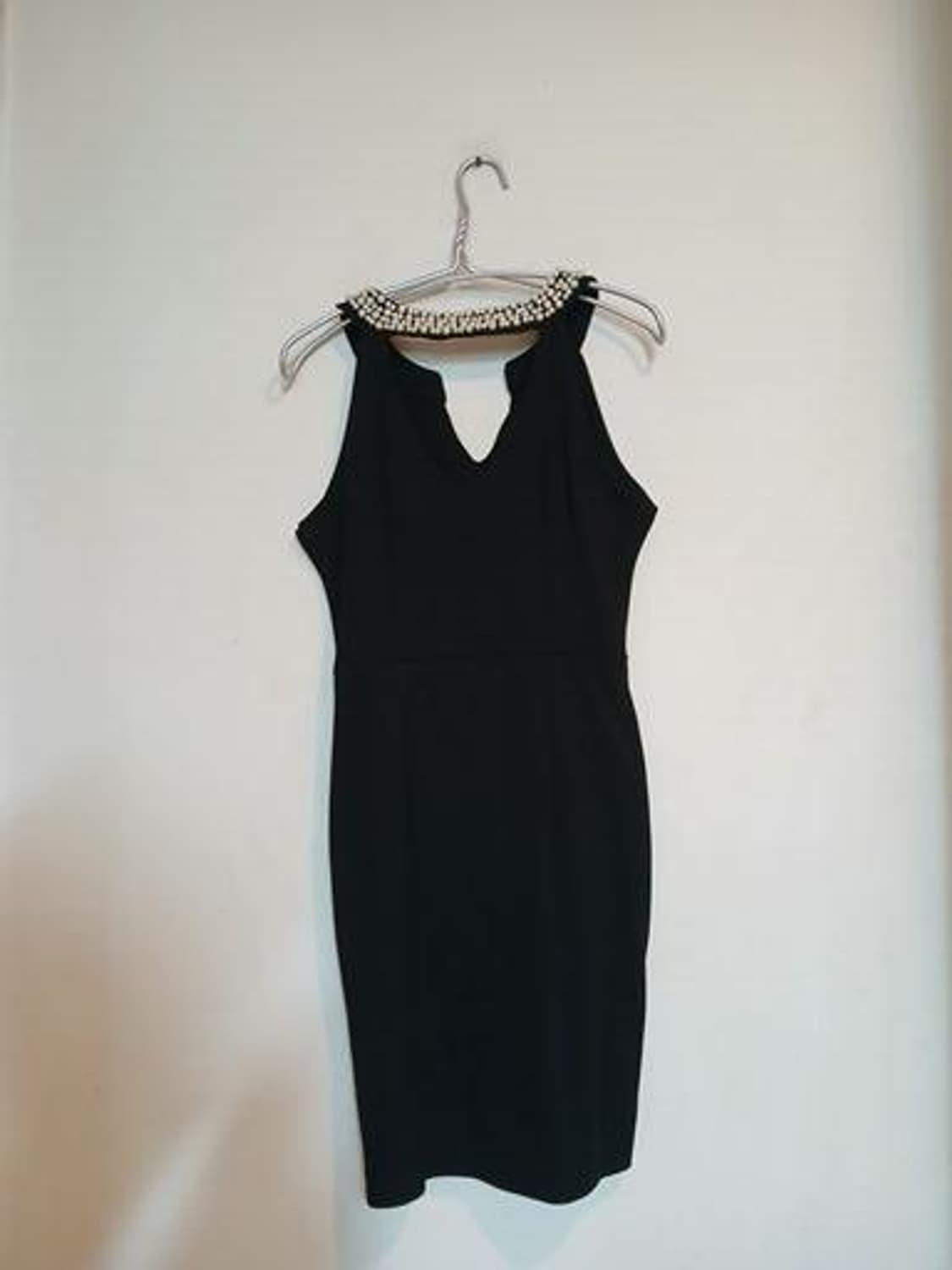 진주 민소매 홀터넥 드레스 나시 원피스 섹시 홀복 파티 클럽룩 데이트룩 상품이미지5