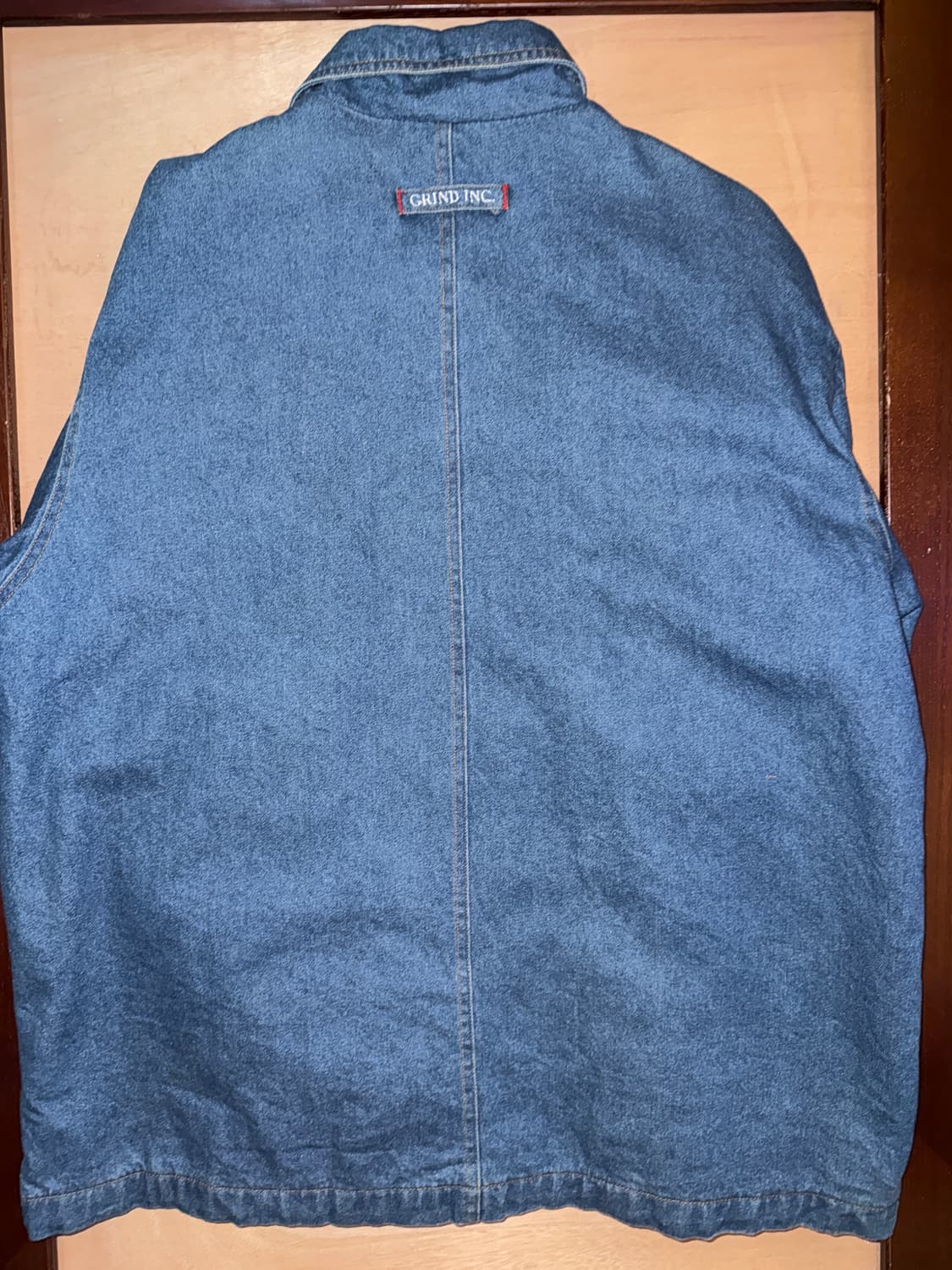 90s Grind Skateboard denim coverall 상품이미지2