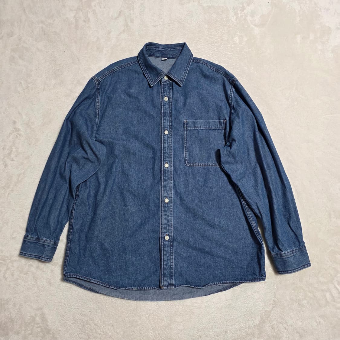 (L)GU 데님 셔츠  상품이미지1