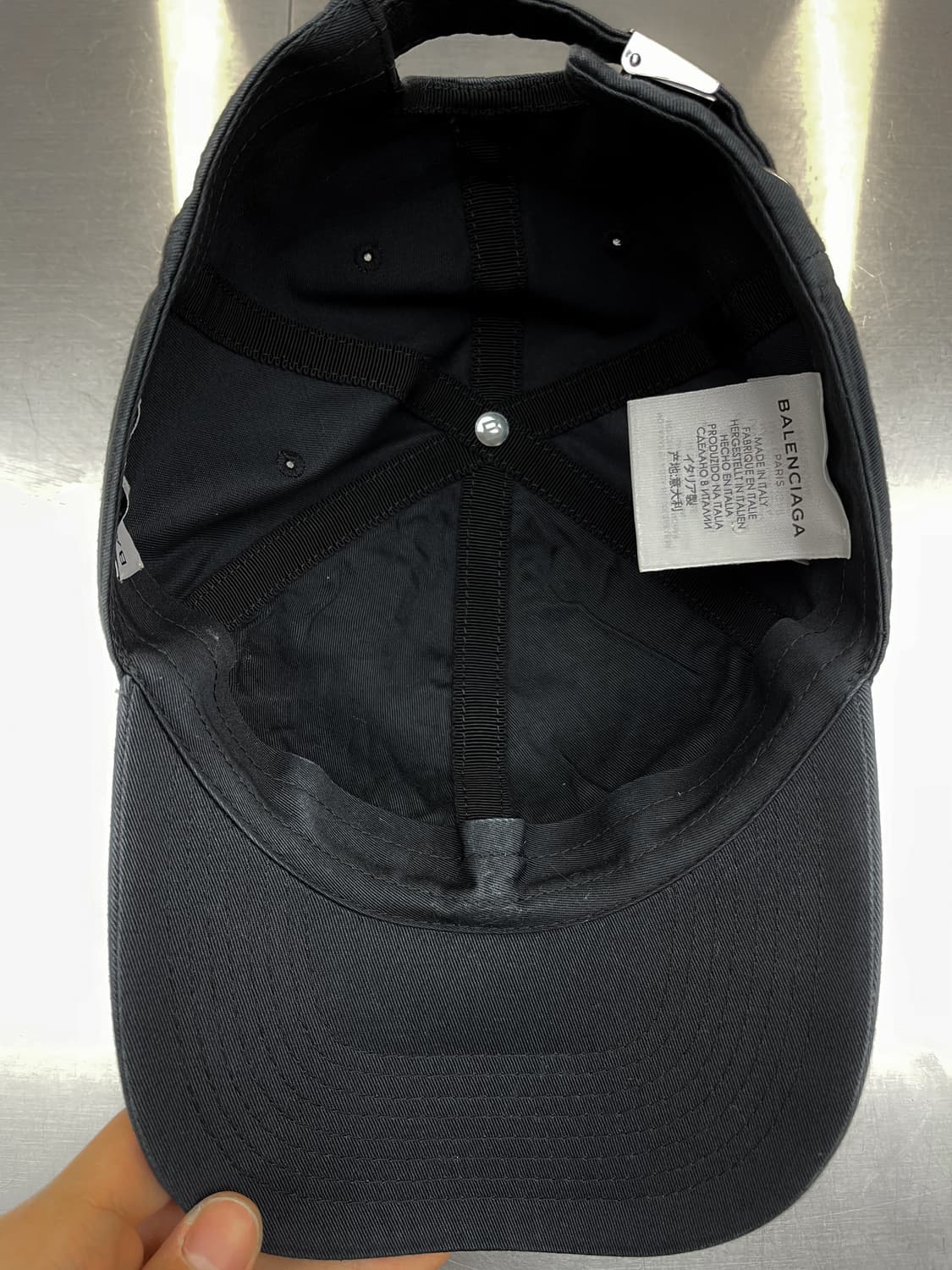 발렌시아가 스펠 로고 베이스볼 캡 상품이미지4
