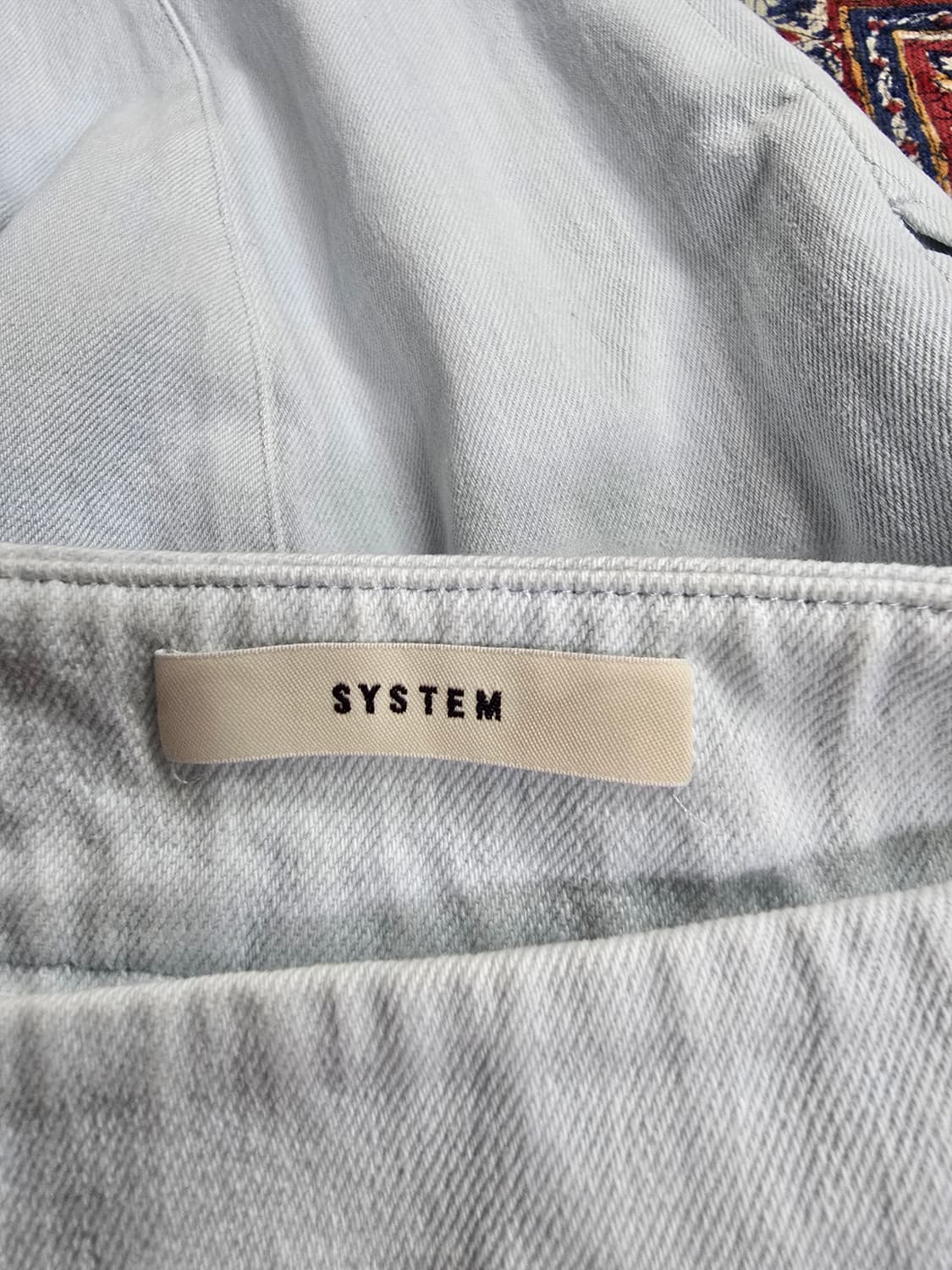 SYSTEM 시스템 연청 데님 와이드 팬츠 (1925) 상품이미지3