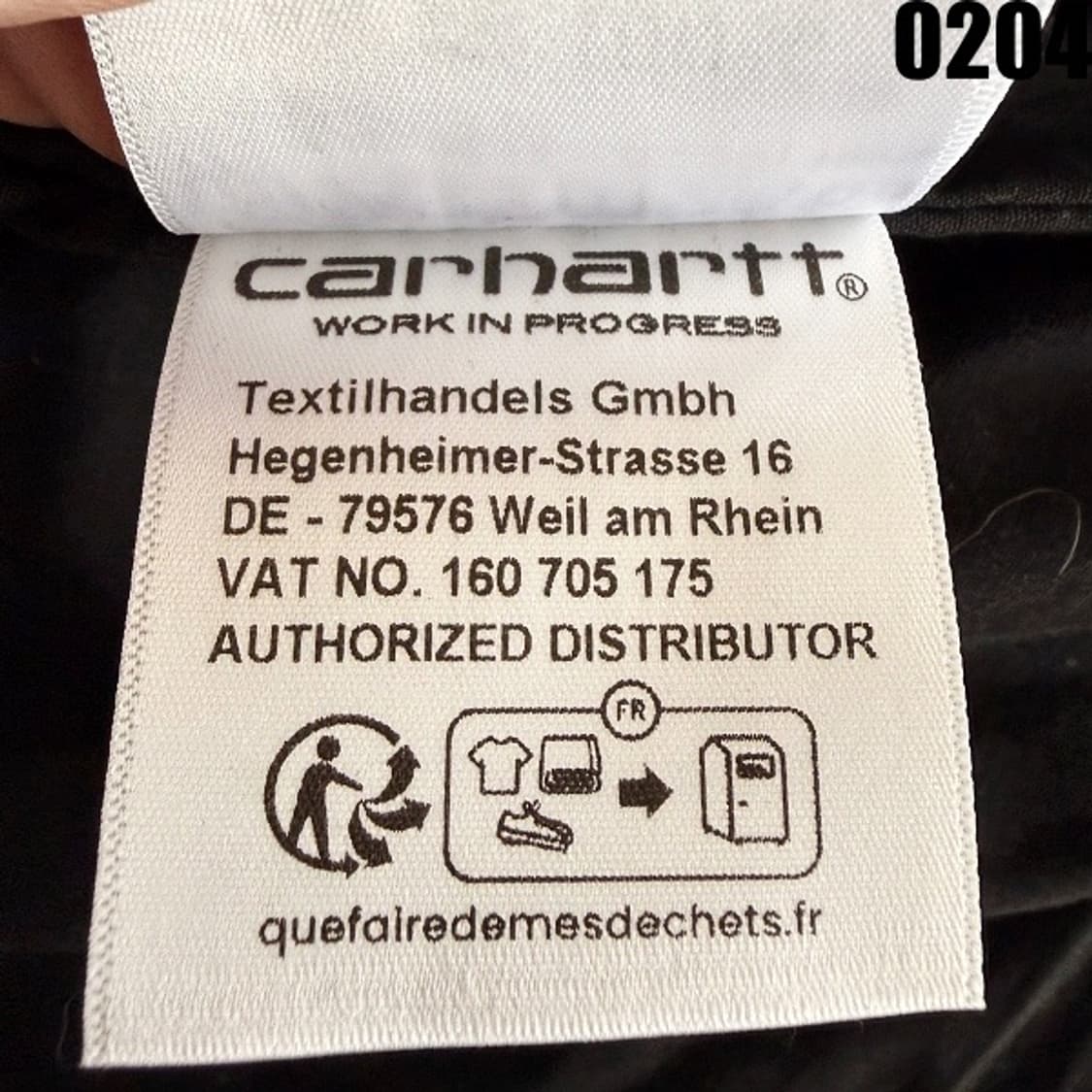 칼하트 미니멀 워크웨어 워크자켓 L 0204  상품이미지8