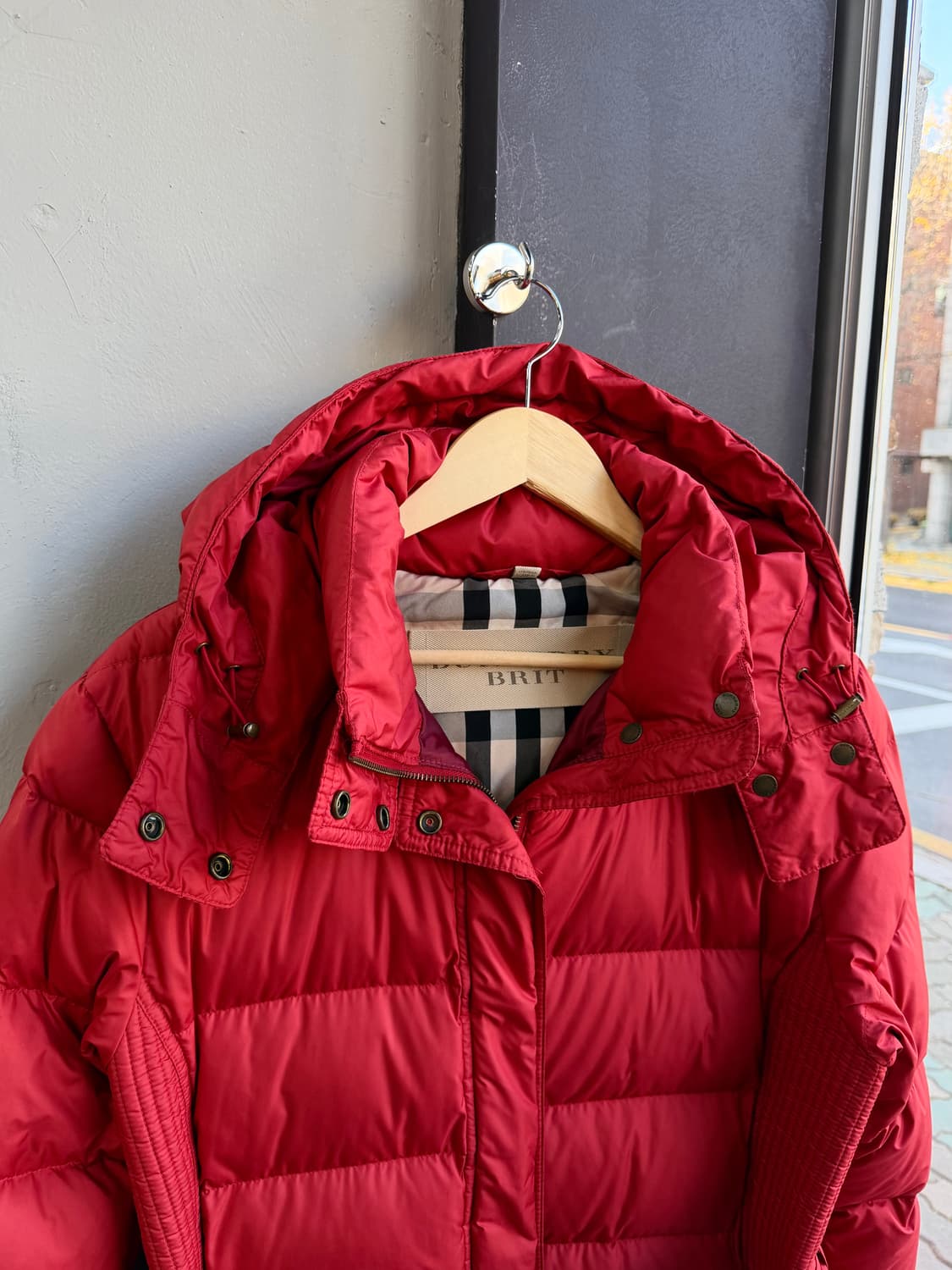66~77/ 버버리 혹스히스 벨티드 다운 패딩점퍼 상품이미지3