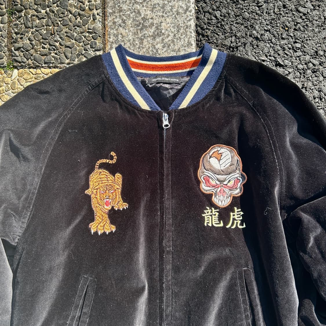 Nouveau Brillant Homme 벨벳 수베니어 자켓 상품이미지2