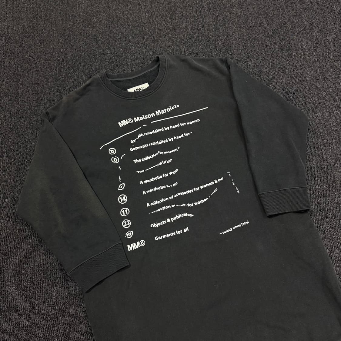 MM6 메종 마르지엘라 맨투맨 원피스 상품이미지2