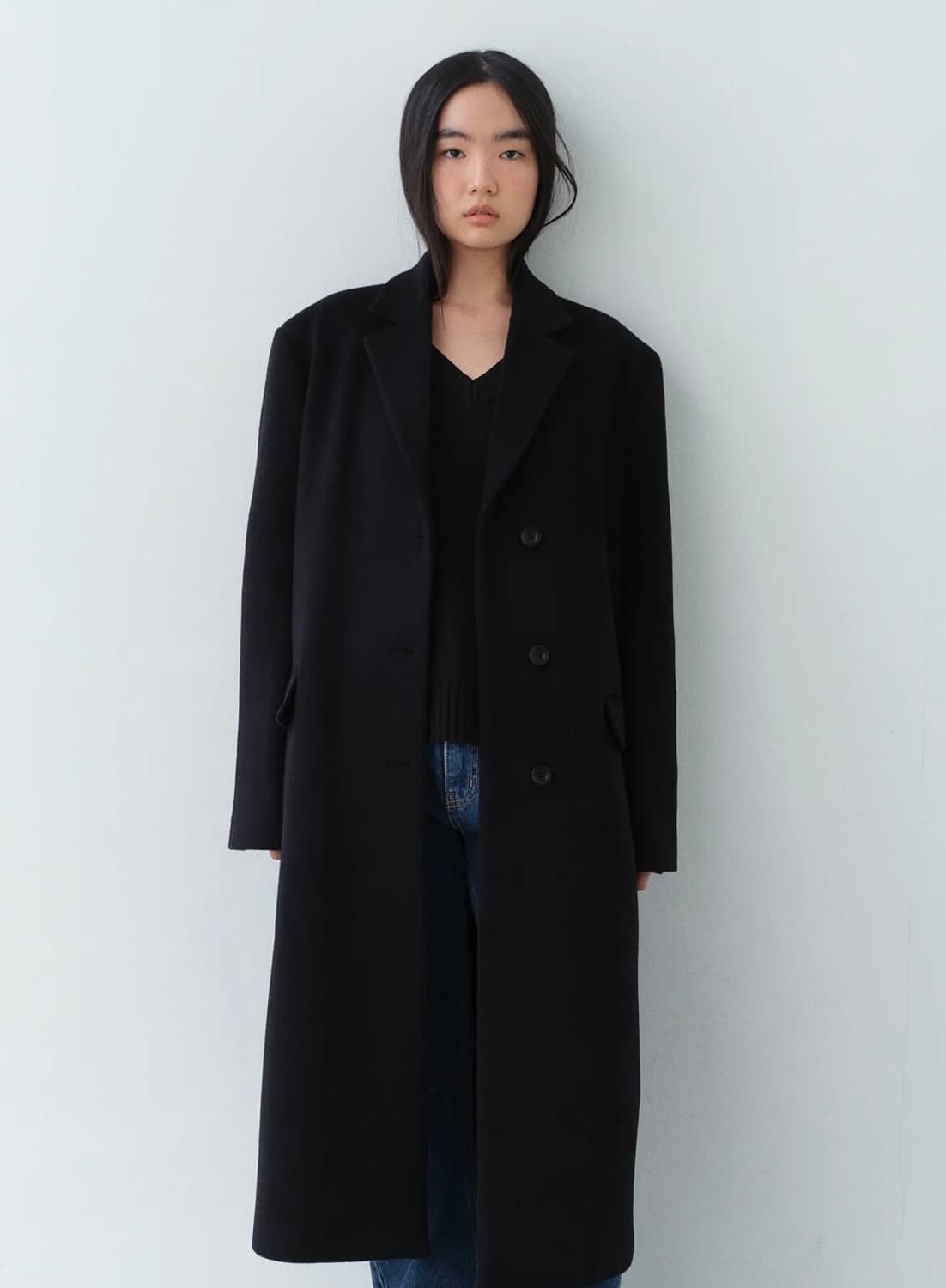 레터 letter 롱코트 상품이미지2