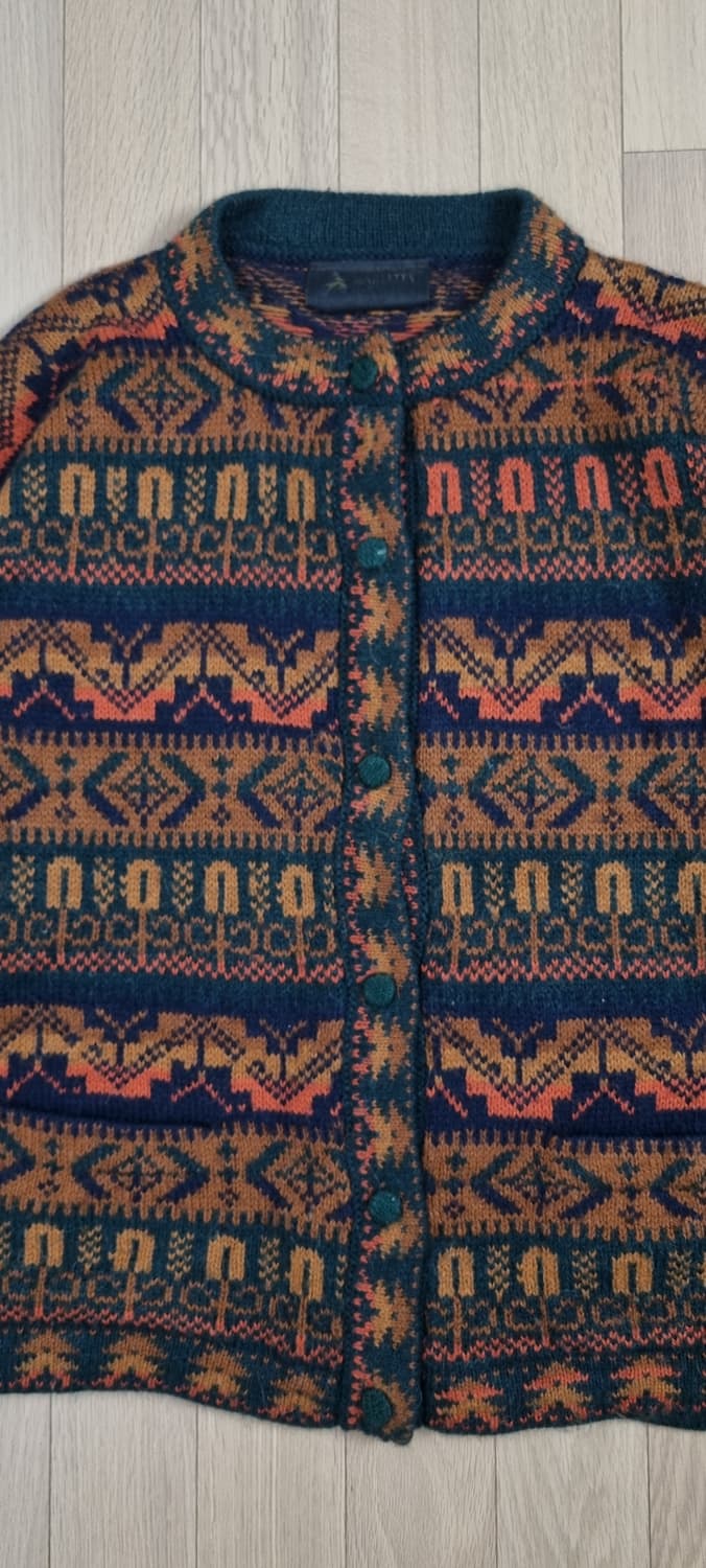 MARIATEX 알파카100% 노르딕패턴 가디건 Free _ 여성 상품이미지2