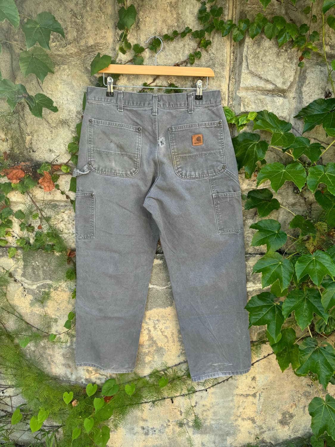 칼하트 b136 gvl distressed 더블니 워크 팬츠 32 상품이미지2