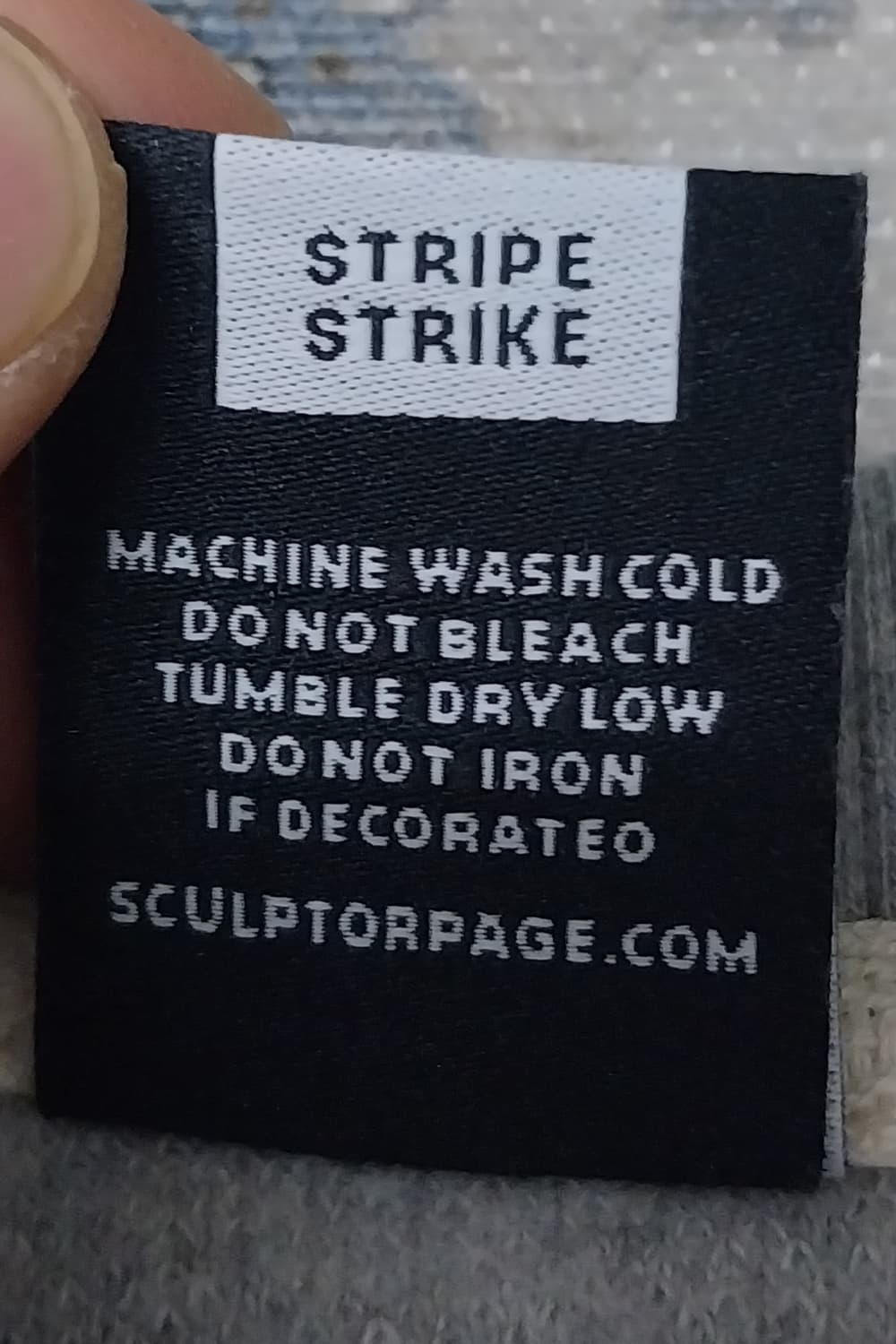 스컬프터 스트라이프 맨투맨 100-105 상품이미지5