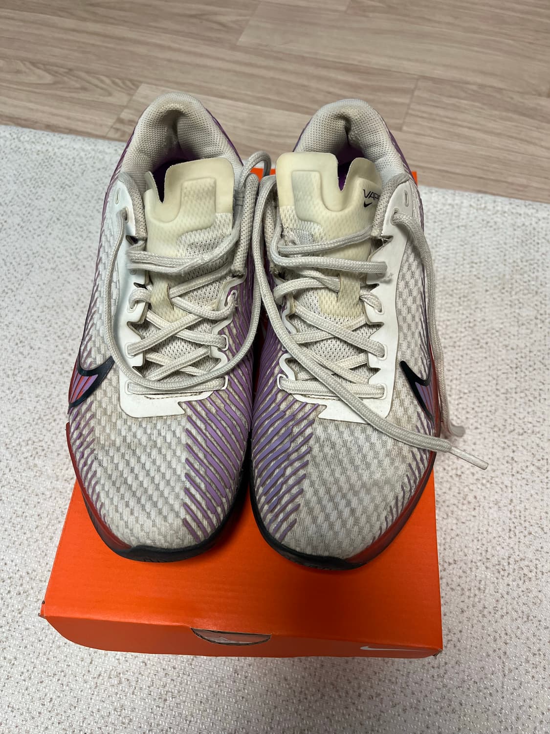 나이키 줌 베이퍼 11 HC 화이트 255(테니스) 상품이미지2