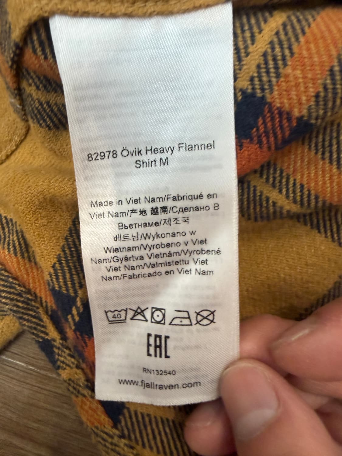 피엘라벤 오빅 헤비 플란넬 셔츠 M 상품이미지4