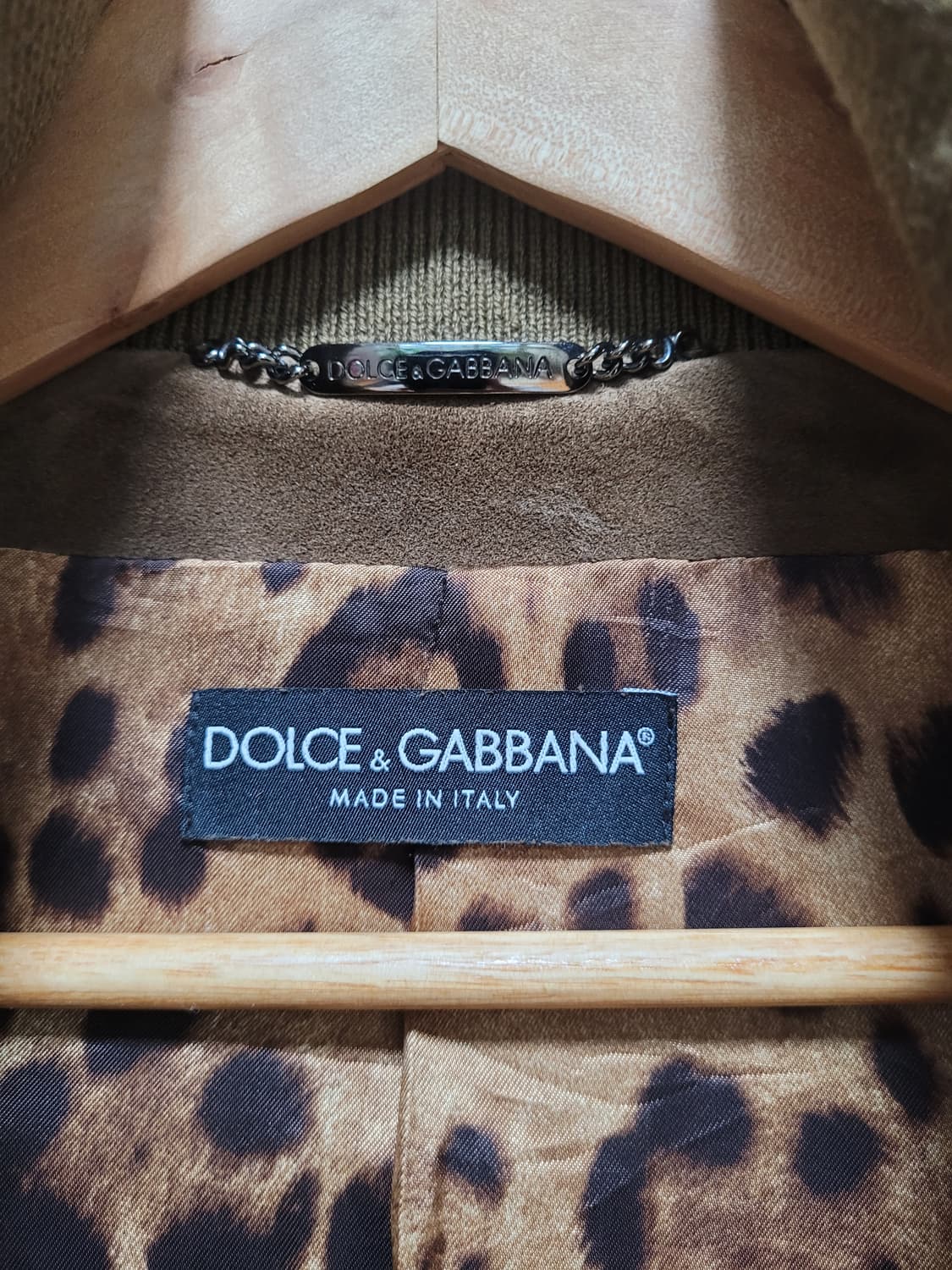 정품 돌체앤가바나 스웨이드 블루종 자켓 상품이미지3