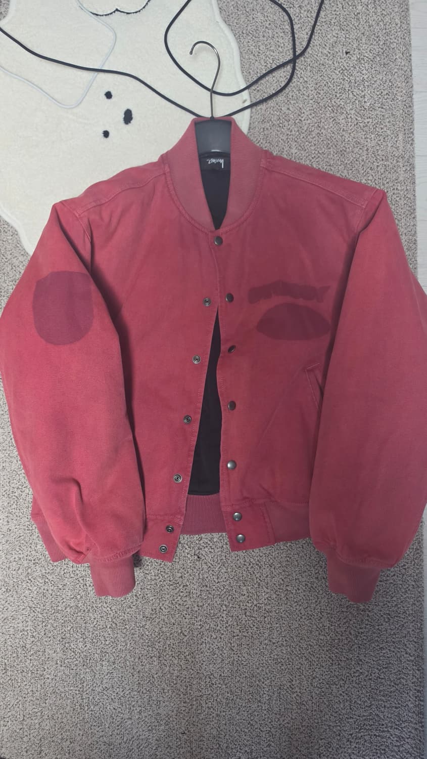 [L] 스투시 캔버스 고스트 자켓 레드 판매 상품이미지2