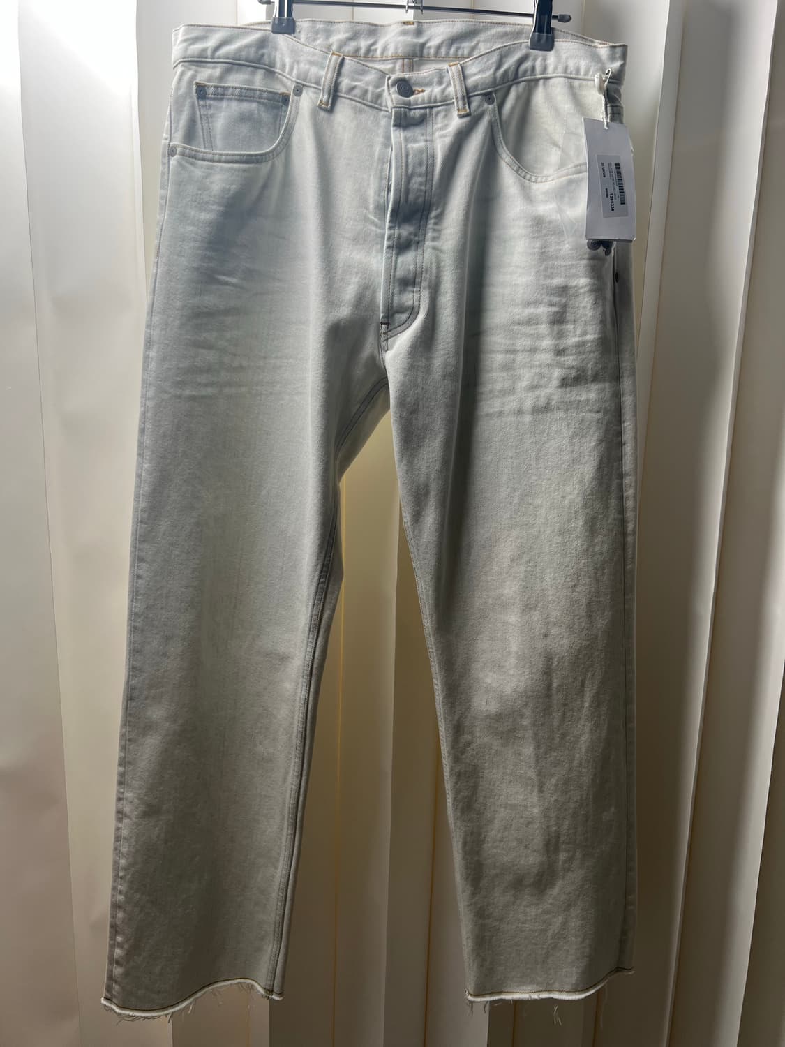 메종 마르지엘라 화이트 데님 33 새상품 상품이미지1