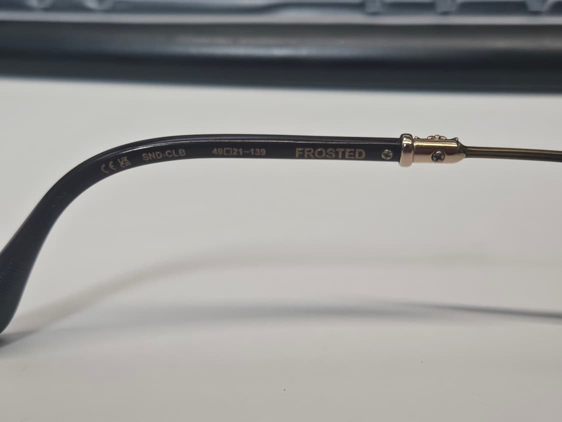 크롬하츠 프로스티드 반무테 안경 SND/CLB (S급) 상품이미지8