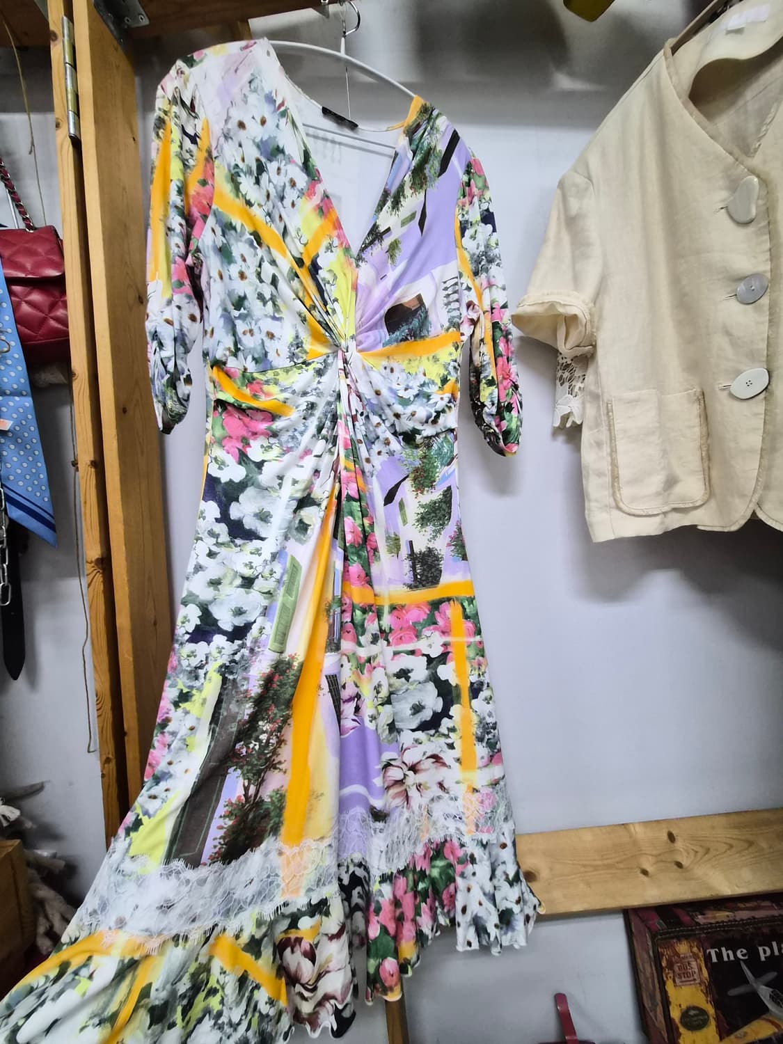 띠어리 플라워 가든 셔링 원피스 상품이미지5