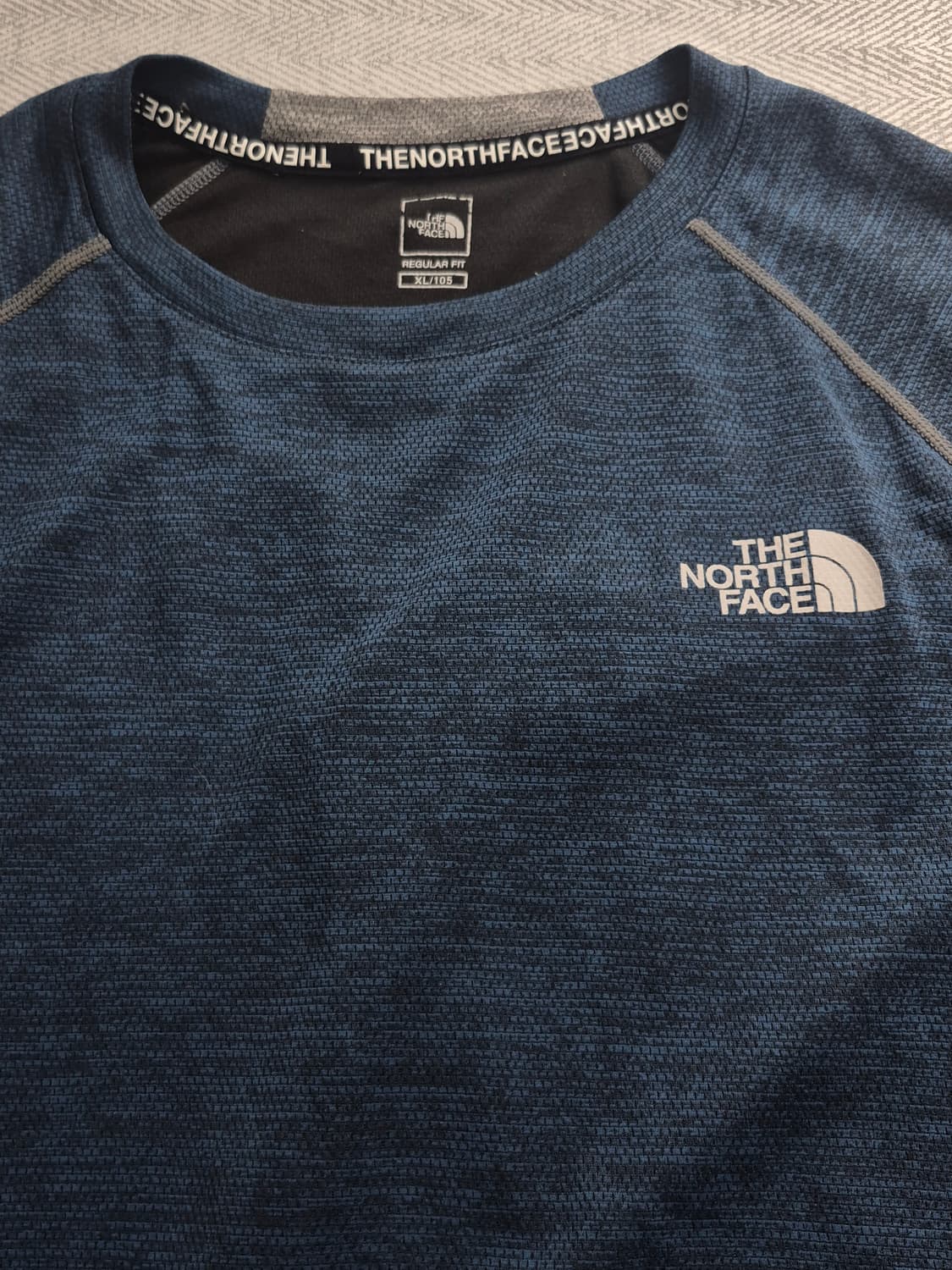 노스페이스 기능성 긴팔 티셔츠 네이비 XL 상품이미지3