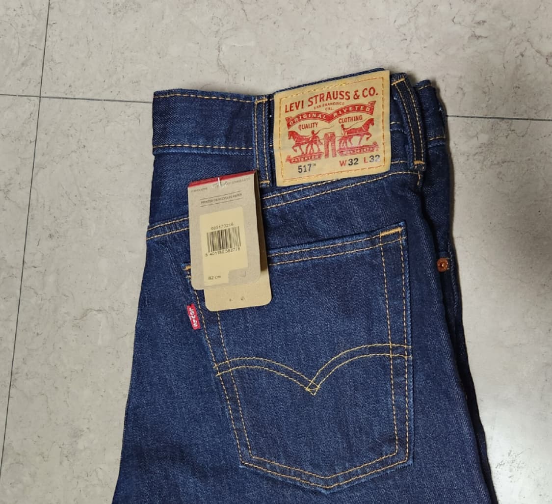 새상품)현행 리바이스 517 린스(인디고) 팝니다. 상품이미지1