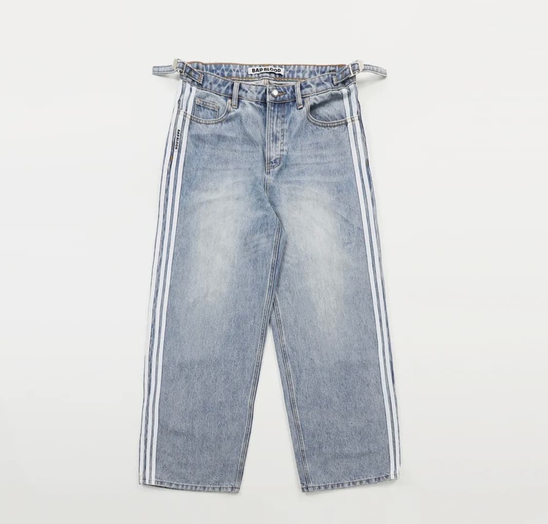 배드블러드 트랙 진 블루 xs 상품이미지1