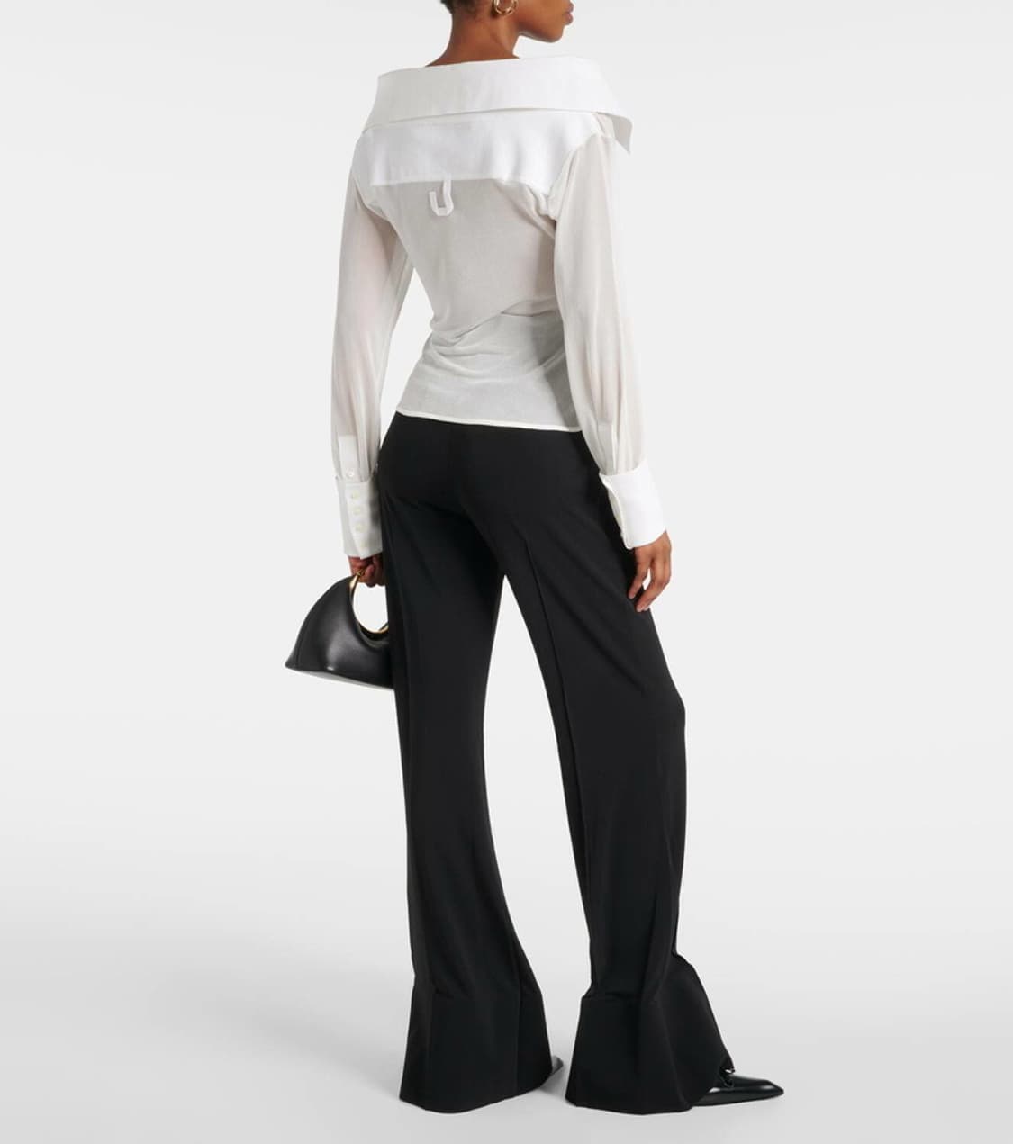 JACQUEMUS 자크뮈스 오프숄더 니트 셔츠 (002 size) 상품이미지2