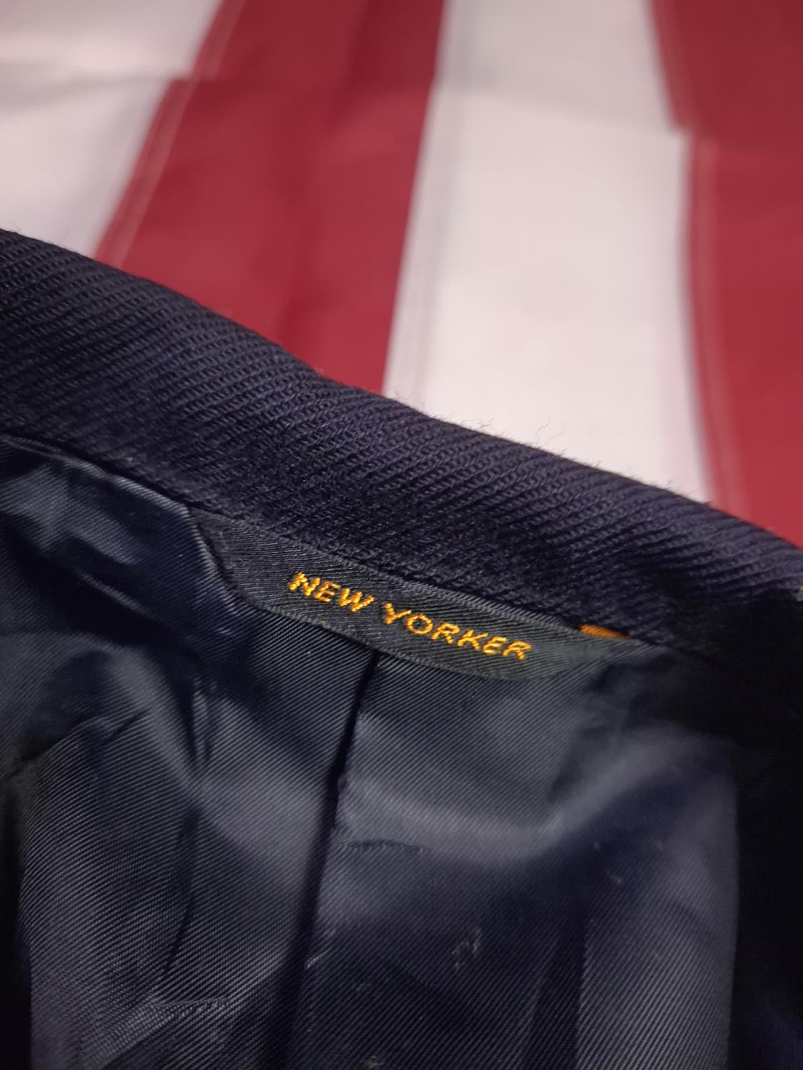 오리지날 일본판 뉴요커 울 금장 블레이져 상품이미지3