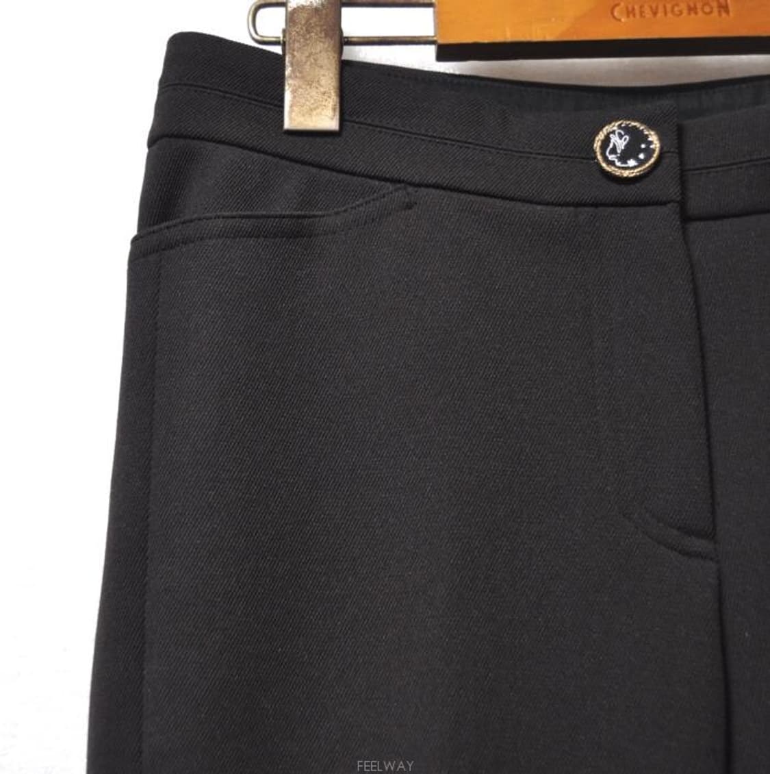 마인(MINE)/여성솔리드기모슬림팬츠(허리26) 상품이미지5