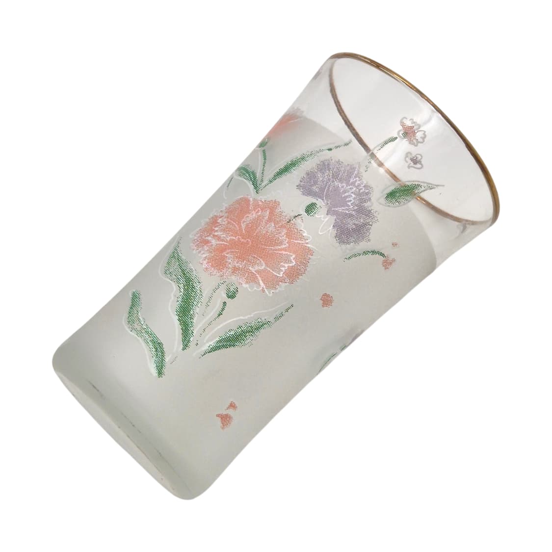 80s 카메이 불투명 카네이션 글라스&냉차 1세트 상품이미지5