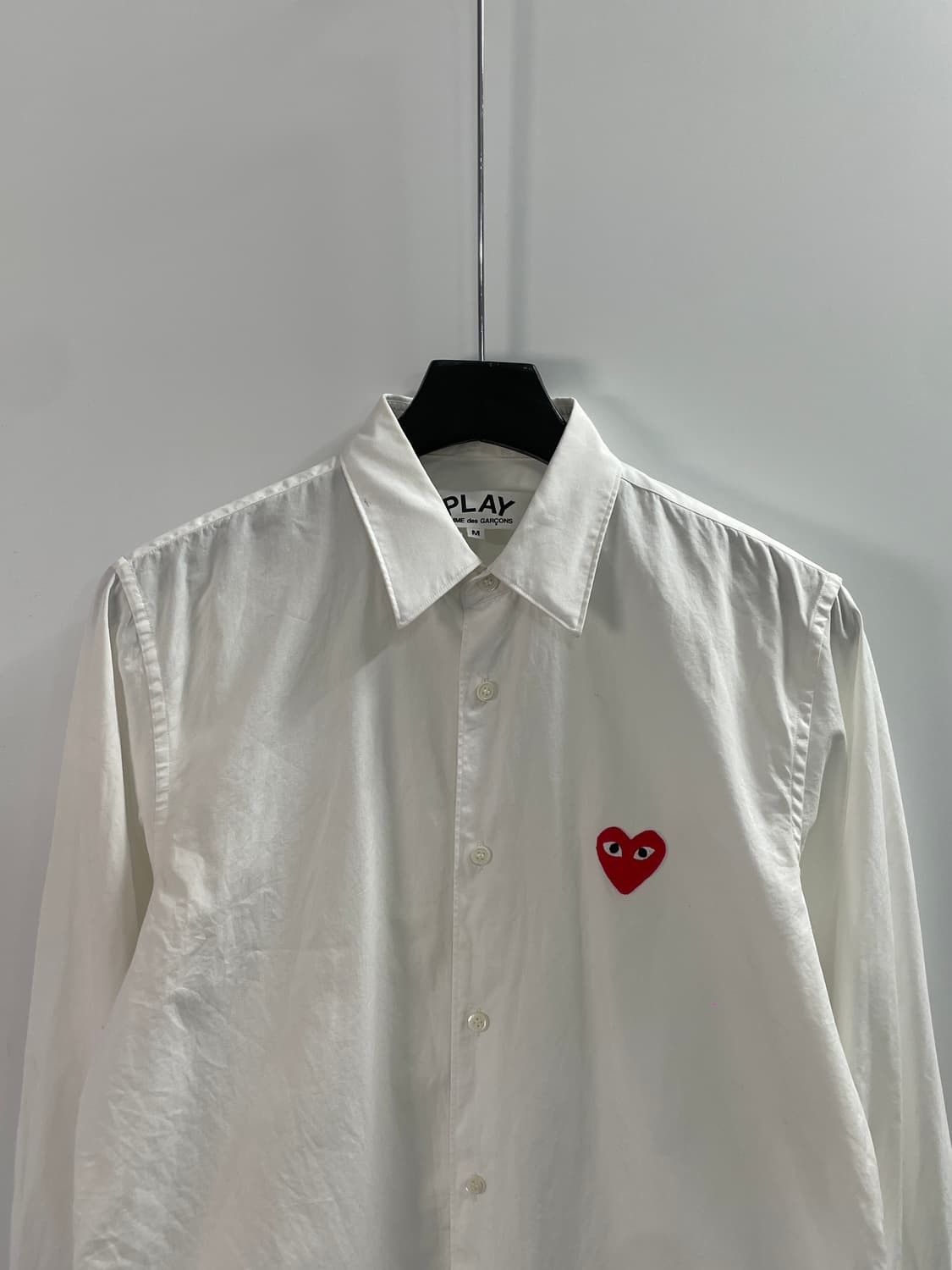 꼼데가르송 와펜 화이트 긴팔 셔츠 (on.182) 상품이미지2