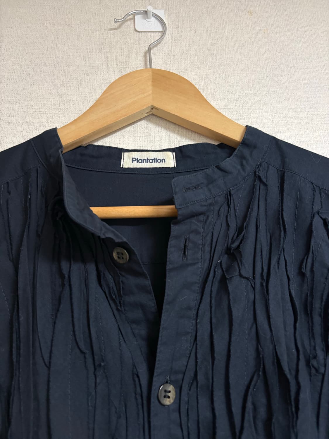 Plantation 이세이미야케 셔츠 원피스 상품이미지3
