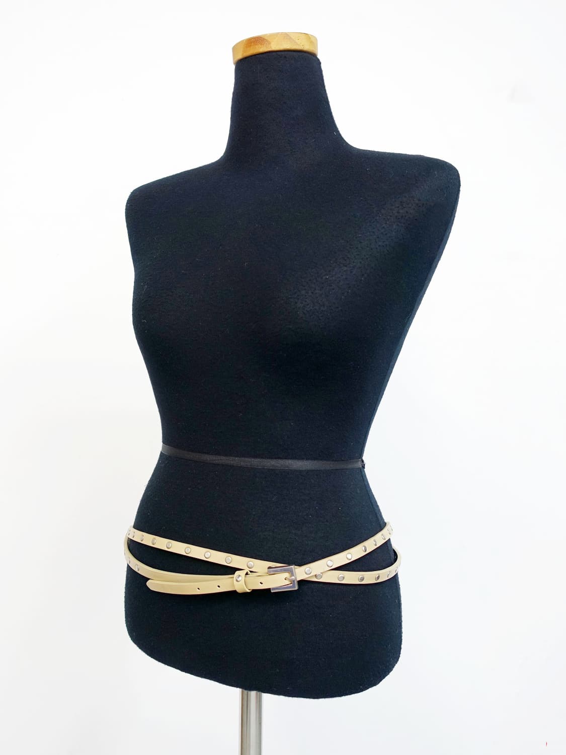 빈티지 레이어드 레더 벨트 상품이미지2