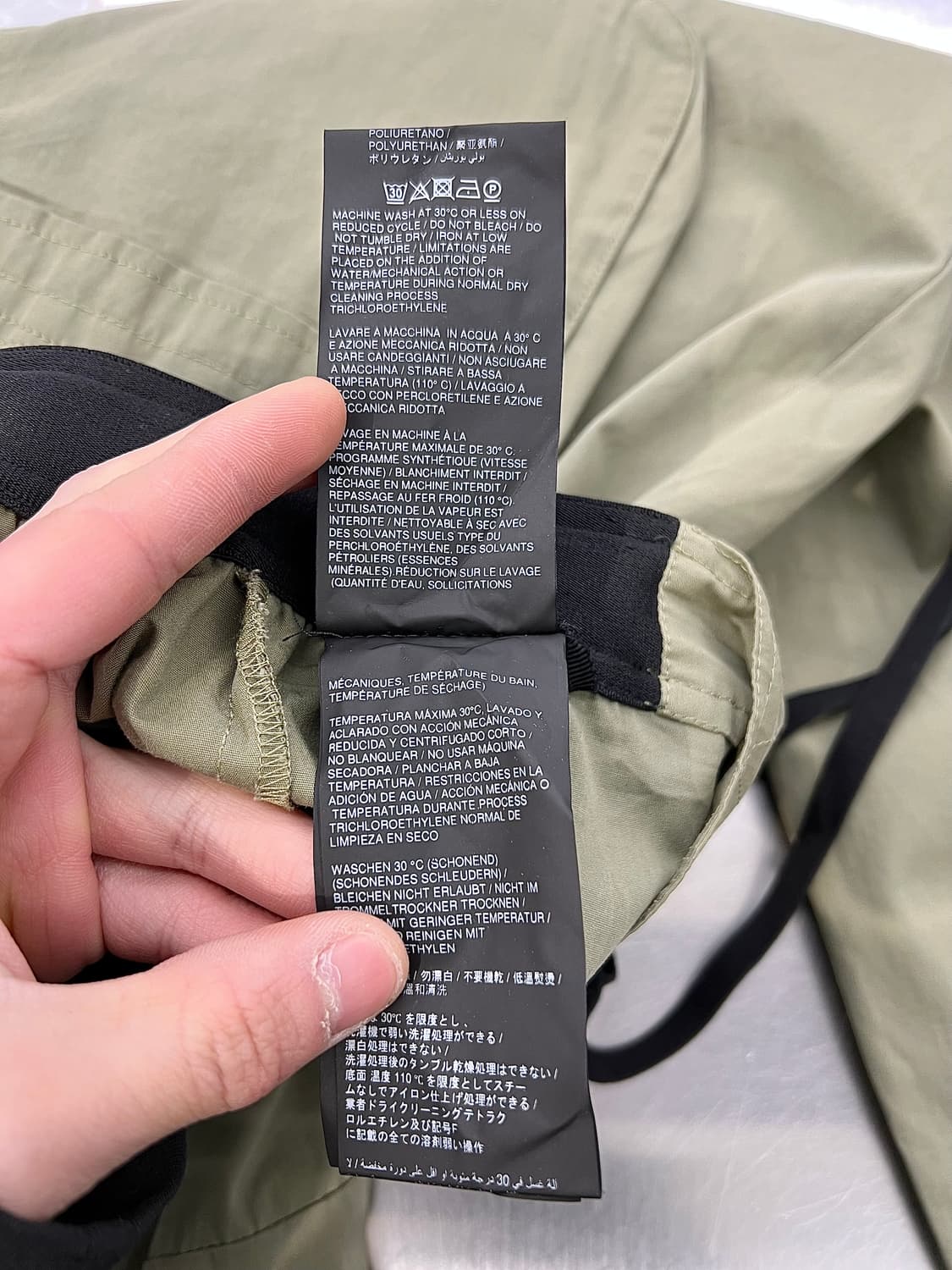 언래블 프로젝트 19ss 웨빙 드로코드 테이핑 카고 팬츠 상품이미지8