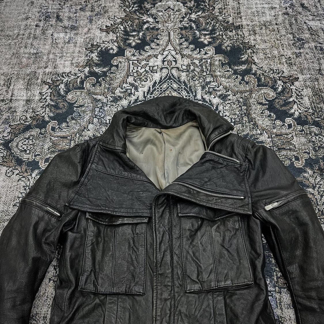 Bajra 00’s archive high neck leather 상품이미지3