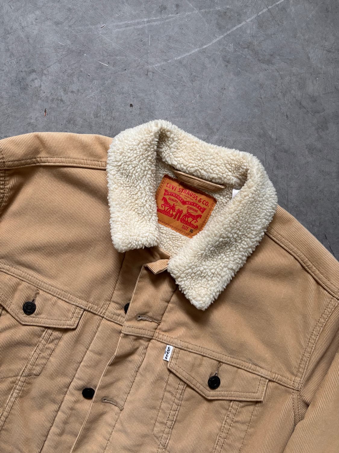 Levis 리바이스 쉐르파 코듀로이 트러커 자켓  상품이미지4