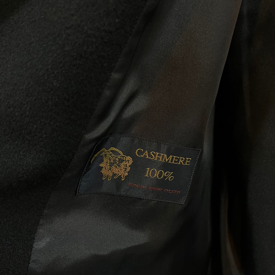 빈티지 캐시미어 100% 코트 상품이미지4