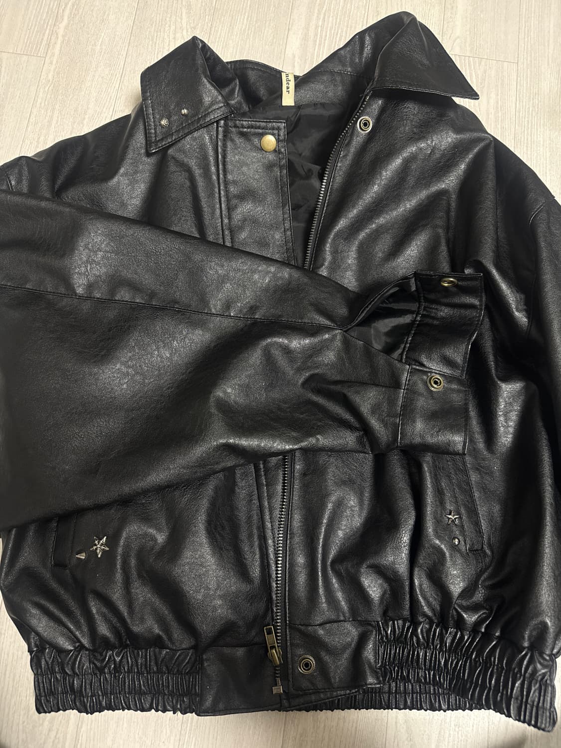 빈티지 레더 자켓 상품이미지1