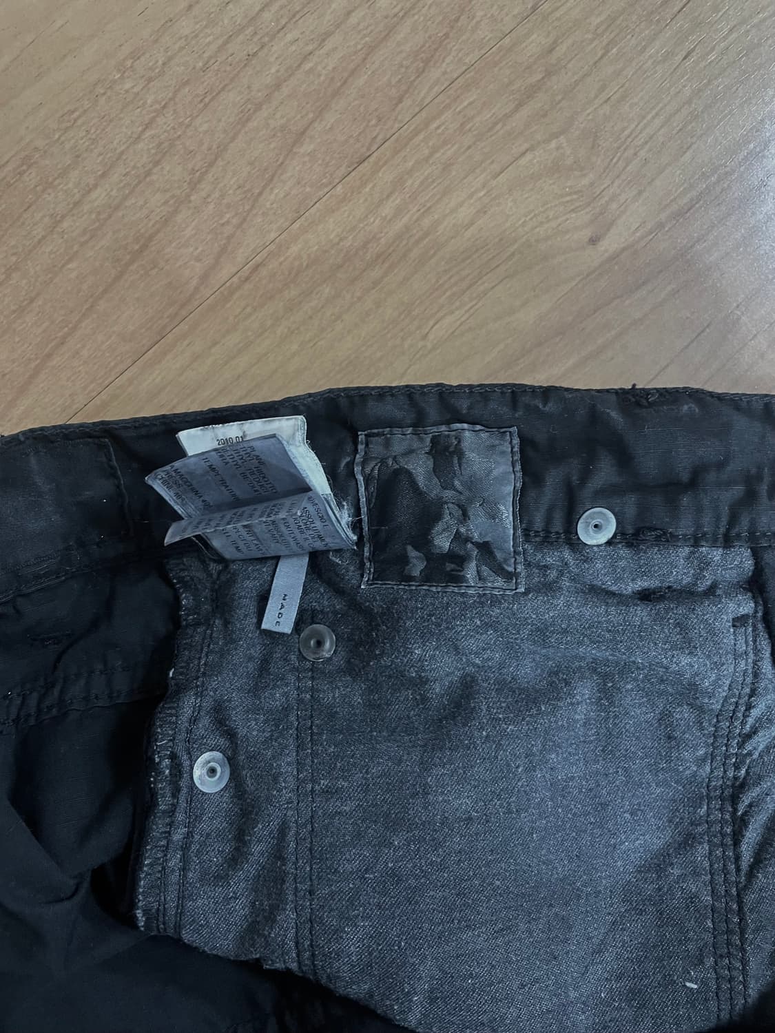 릭 오웬스 슬림 스트레이트 핏 코튼팬츠 상품이미지3