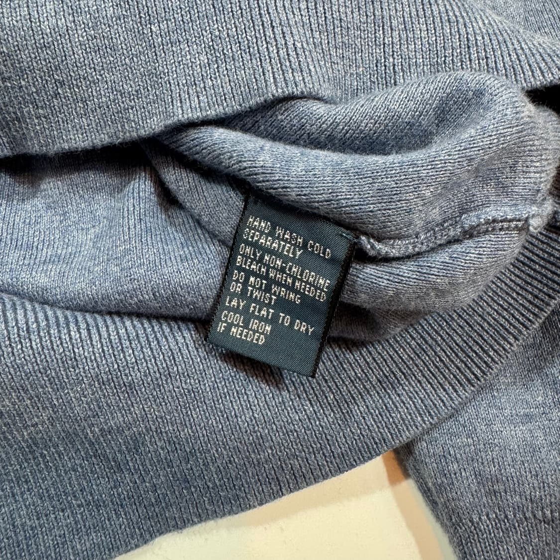 폴로 랄프로렌 브이넥 니트 블루 상품이미지3