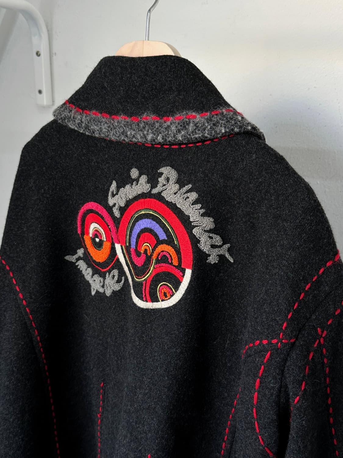 Mosser wool design stitch short coat 상품이미지4