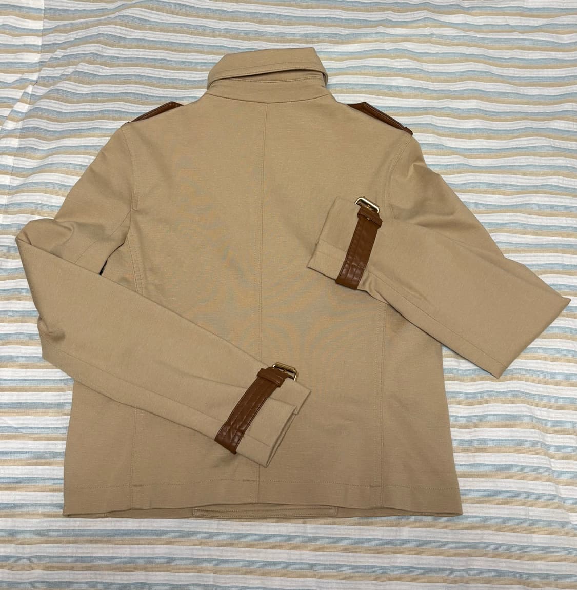 Lauren 레더 숏 트렌치 코트 상품이미지2