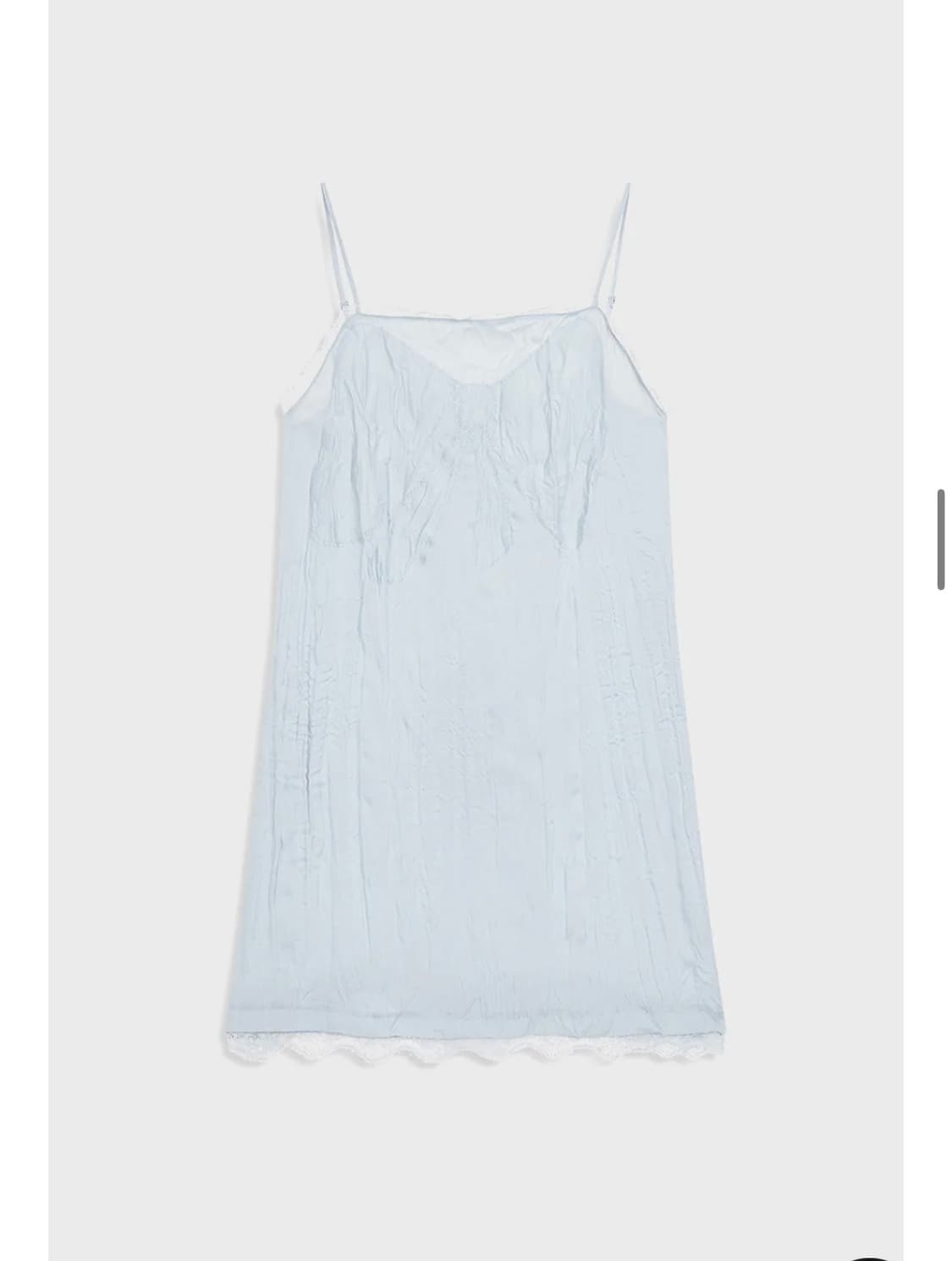 오픈와이와이 CRINKLED LACE TRIM DRESS 상품이미지5