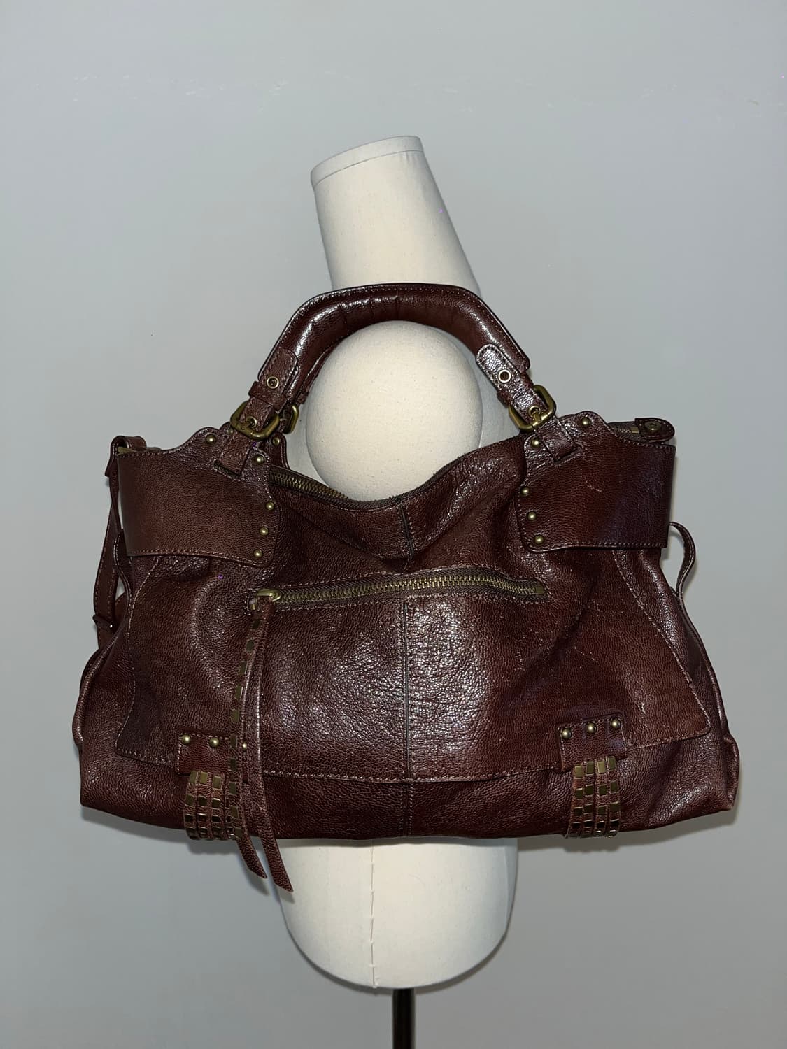 Kooba Red Brown Shoulder Bag 상품이미지2