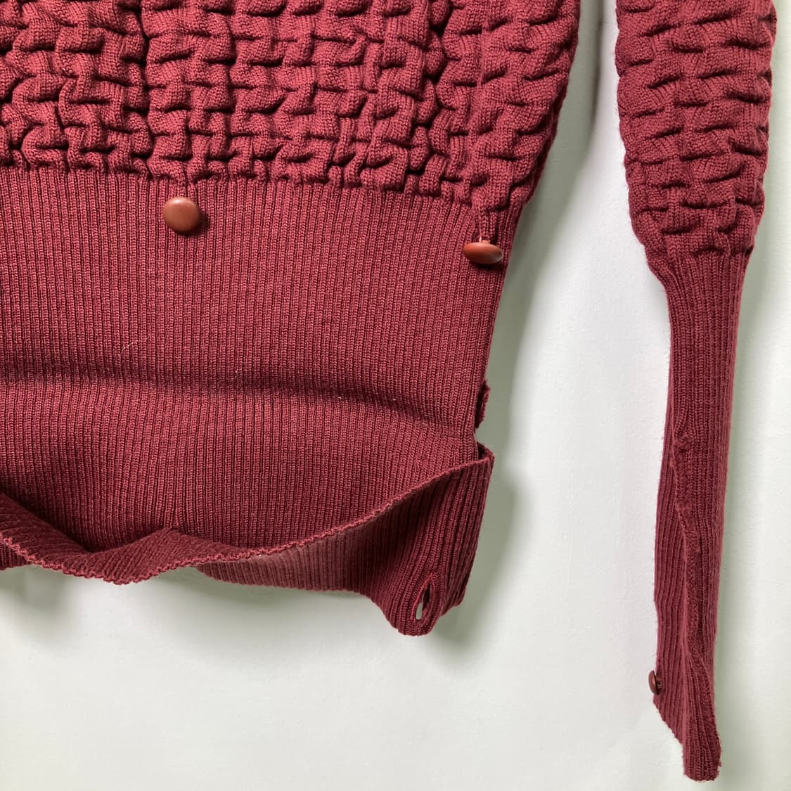 펜디 버건디 니트 & 드레스 올드 모델 상품이미지7