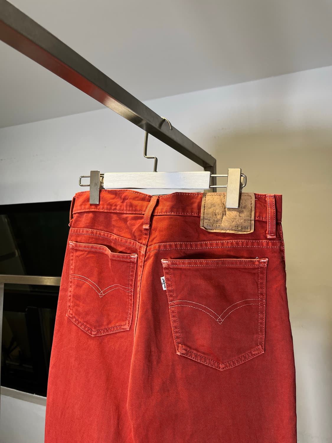 Red Color Boots Cut Pants 상품이미지9