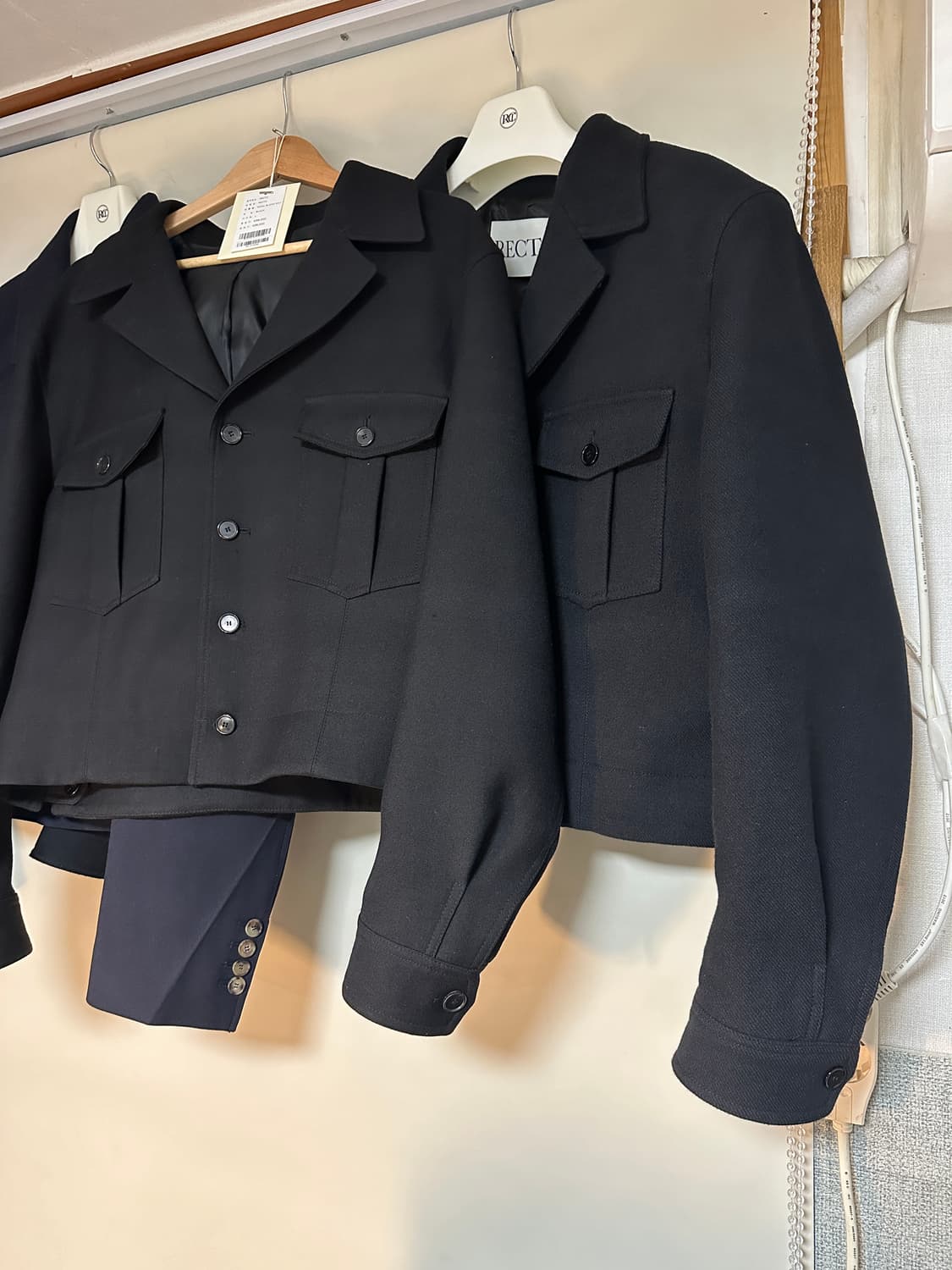 (L) 렉토 울 블렌디드 밀리터리 숏 자켓 상품이미지9