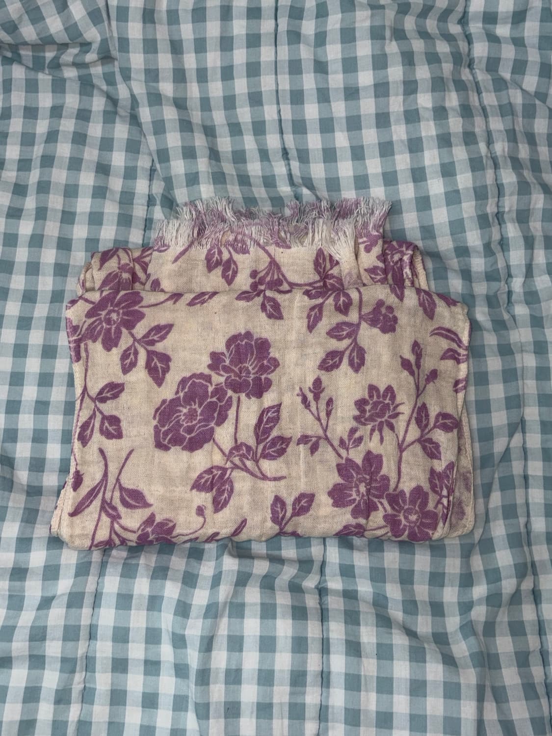 플라워 빈티지 스카프 상품이미지3